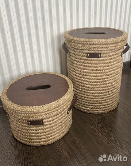 Корзина из джута