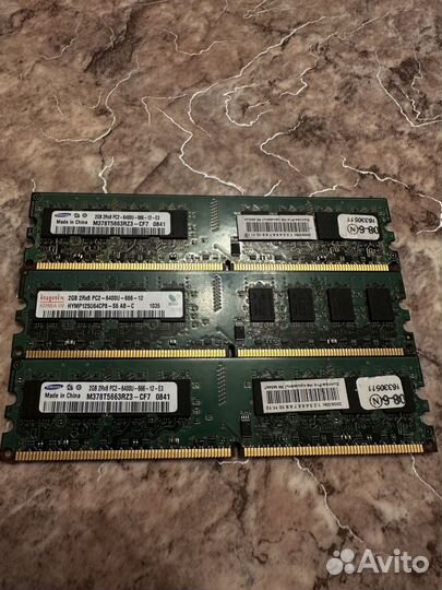 Оперативная память ddr2 2gb для пк