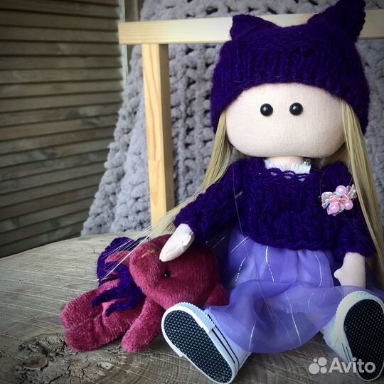 Интерьерная кукла тильда