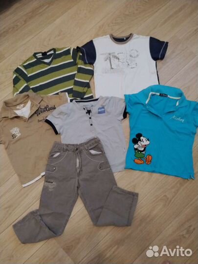 Вещи пакетом на мальчика 122 128