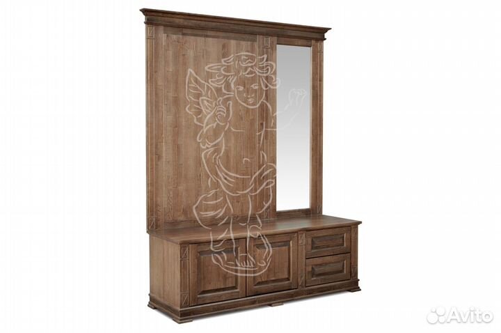 Прихожая с открытой вешалкой и тумбой Верди-М 1