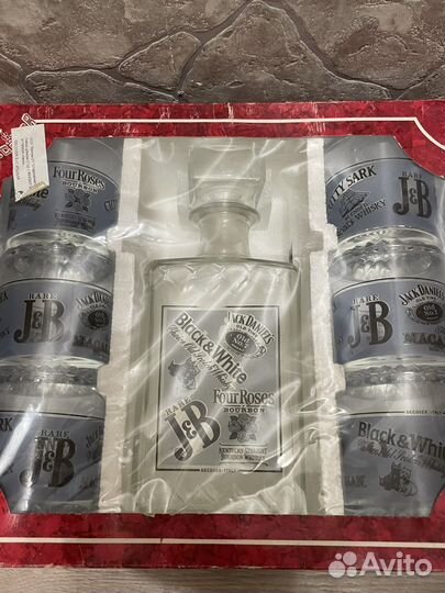 Набор стаканов с графином Jack Daniels новые