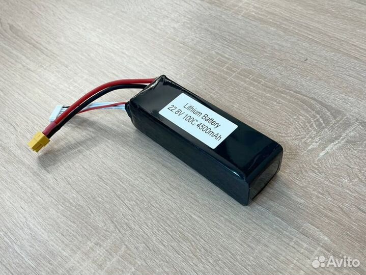 Аккумулятор для FPV дрона ZEE 4500mAh 6S100С XT60