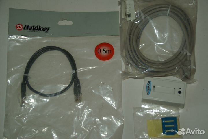 Патч-корды новые литые 0,5 и 3.0м и Розетки RJ-45