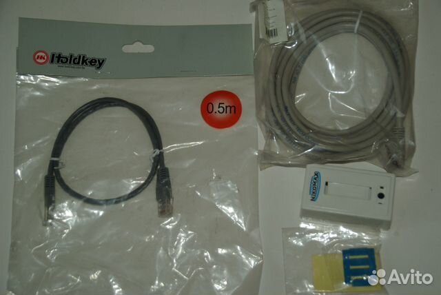 Патч-корды новые литые 0,5 и 3.0м и Розетки RJ-45