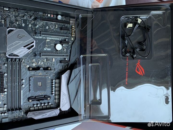 Материнская плата асус x370