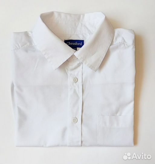 Рубашка школьная для мальчика 140