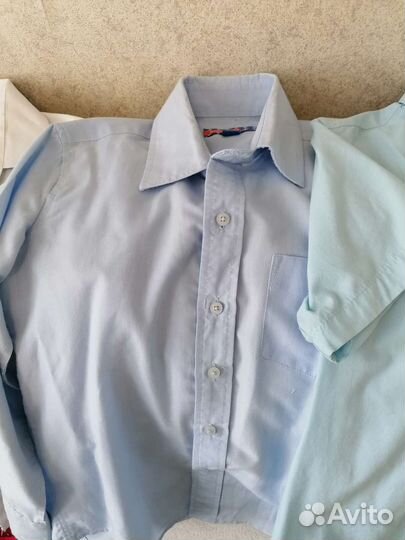 Синяя школьная форма 128 с обувью