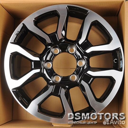 Диски H962D 7.5/18 6x139.7 ET25 d106.2 black machi