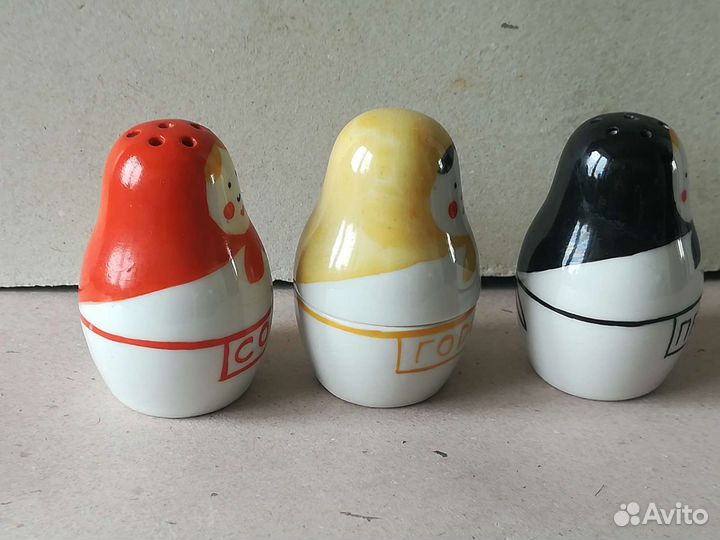 Солонка. перечница. горчичница. вербилки. 1950е гг