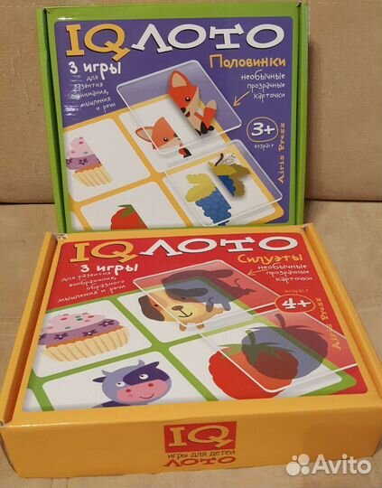 IQ Лото Силуэты и Половинки от Айрис Пресс