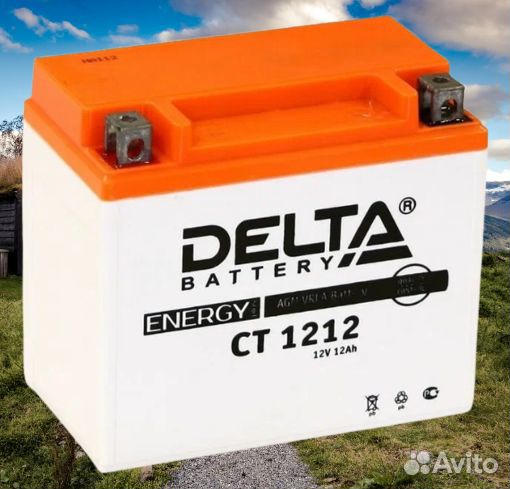 Аккумулятор мото Delta CT 1212 12V 12Ah