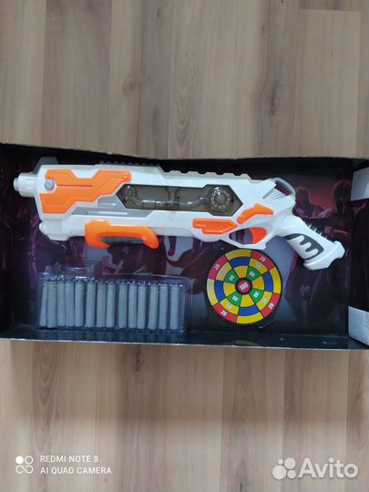 Бластер с резиновыми пульками