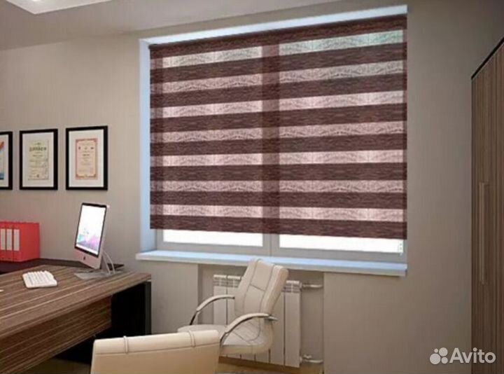 Шторы рулонные, жалюзи