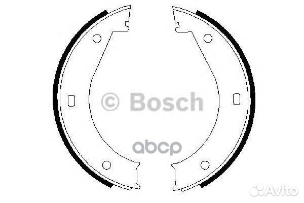 Колодки тормозные 0986487211 Bosch