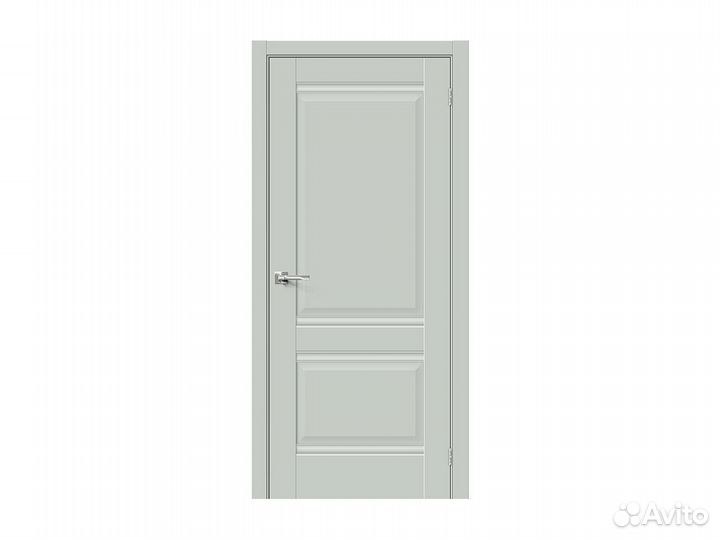 Прима 2 дверь межкомнатная Grey Matt 55*1900