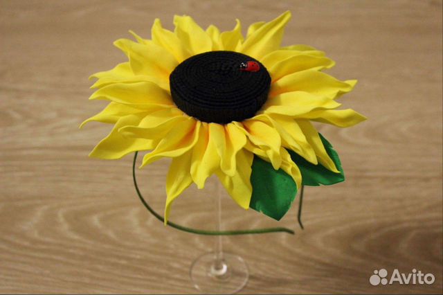 Капуста, подсолнух морковка ободок заколка брошь