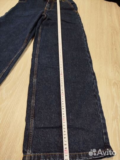 Джинсы wide leg 34