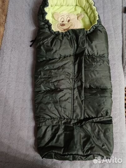 Зимний конверт в коляску санки до 3 лет