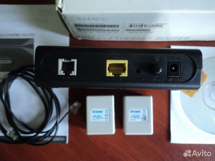 D-Link DSL-2500U adsl2 +ethernet router