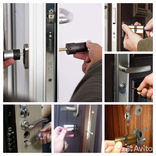 Ремонт дверных замков (замена, установка, врезка)