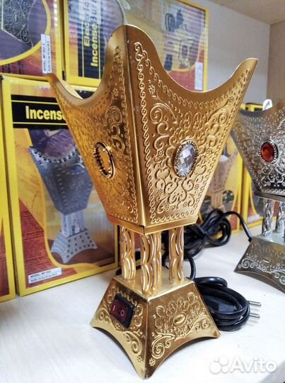 Бухурница, украшенная камнями