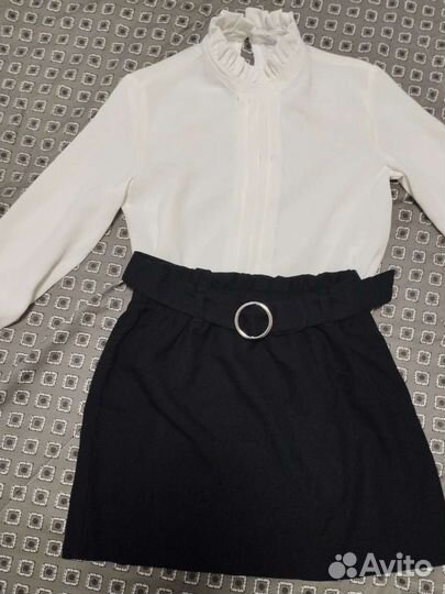 Вещи для девочки для школы размер 128-134 пакетом