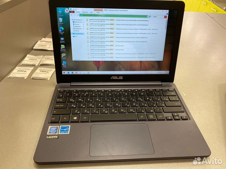Ноутбук asus E203M/ Pentium Silver N5000