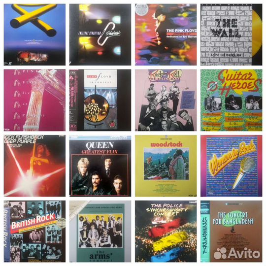 Музыка + видео на японских LD