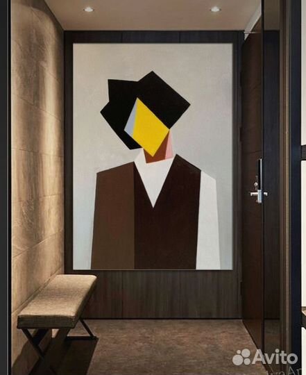 Интерьерная картина текстурная