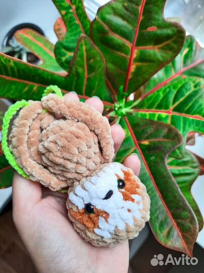 Ленивец брелок игрушка ручной работы