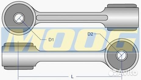 Тяга / стойка cils3267 moog