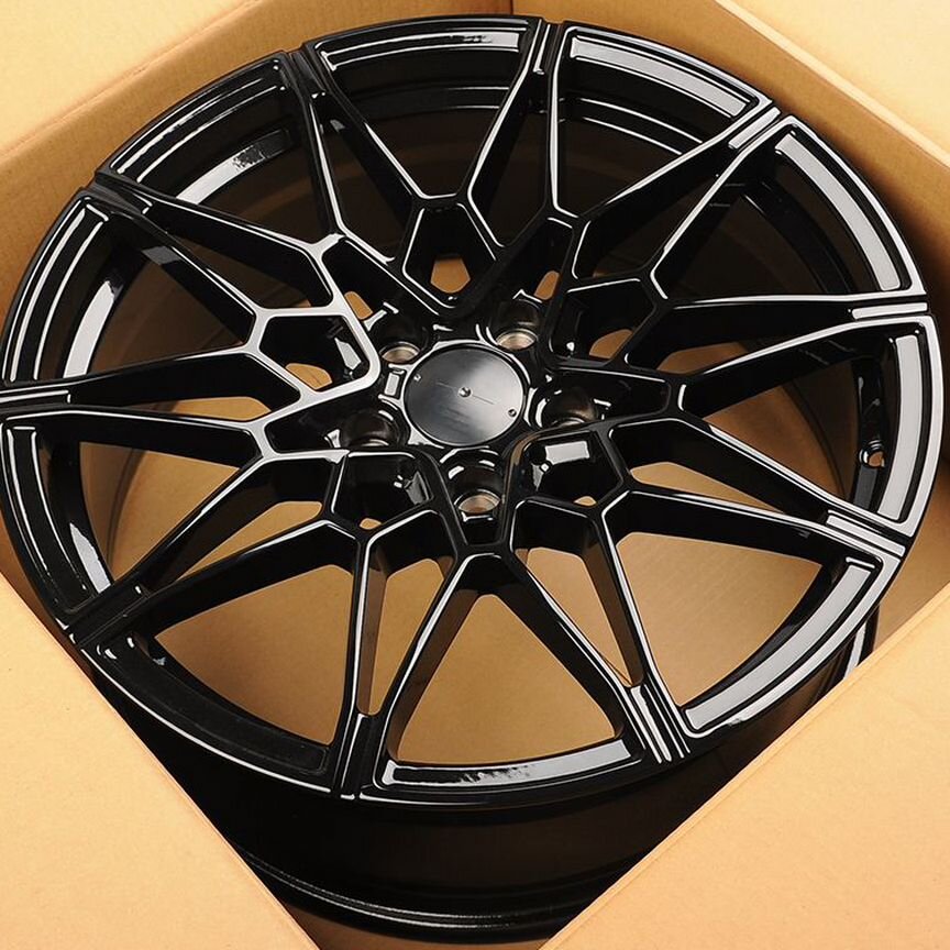 Диски на BMW-3 (F), BMW-5 (F), BMW-7 (F), BMW-X3 (F) Anzoo H3143F 8x19/5x120 D72.5 ET25 Black литой