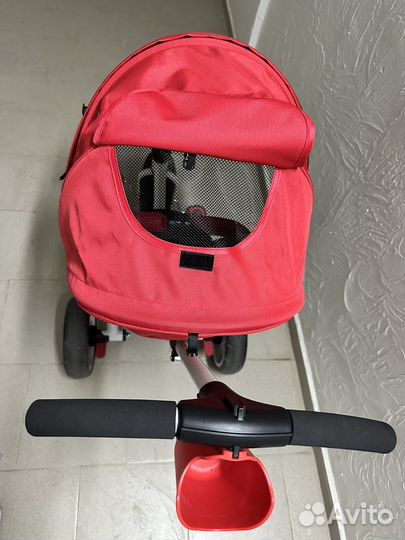 Детский велосипед трехколесный с ручкой