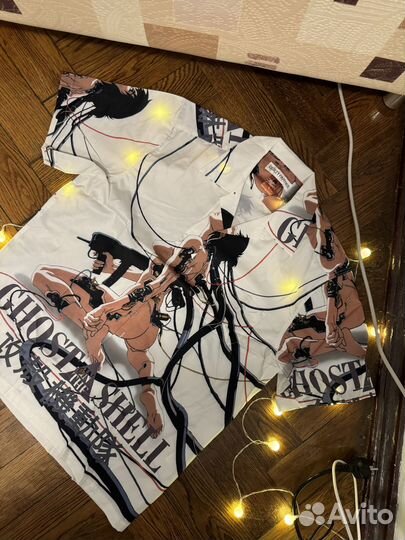 Гавайская рубашка ghost in the shell wacko maria