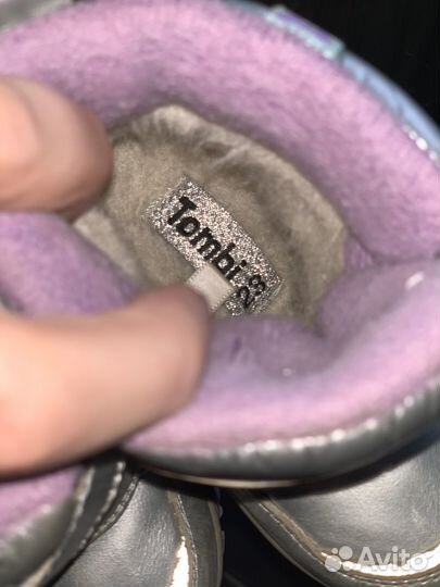 Ботинки зимние для девочки 23