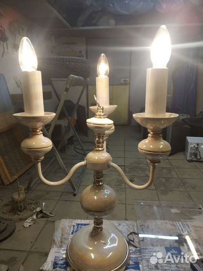 Настольная лампа СССР винтаж