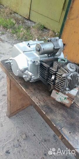 Двигатель мопед альфа 110 см