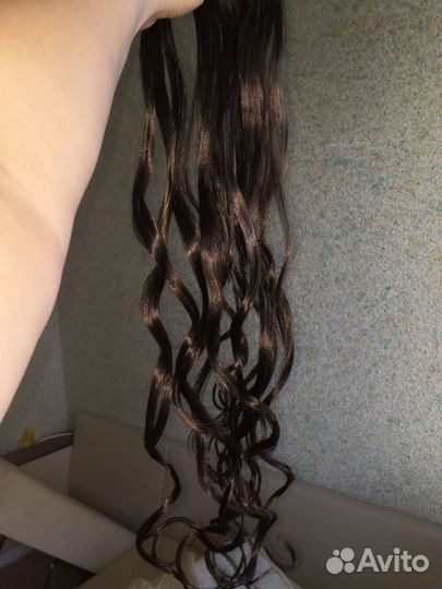 Накладные волосы на заколках