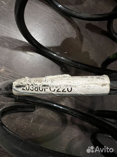Пружины подвески задние Subaru Forester S10