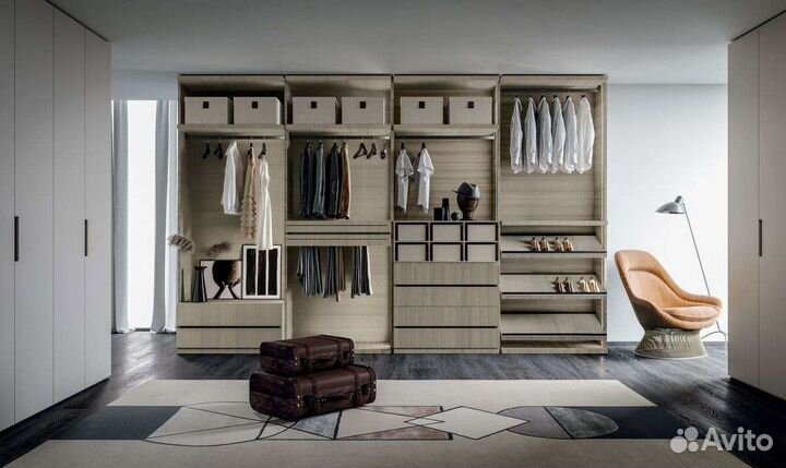 Гардеробная geometric 02 DallAgnese. Итальянская м