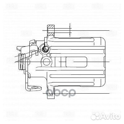Суппорт тормозной зад прав LCV Audi A4 (00