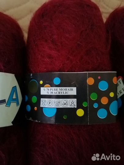 Пряжа мохер