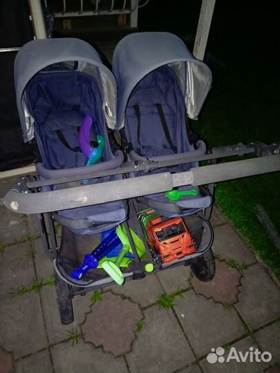 Коляска 2 в 1 для двойни