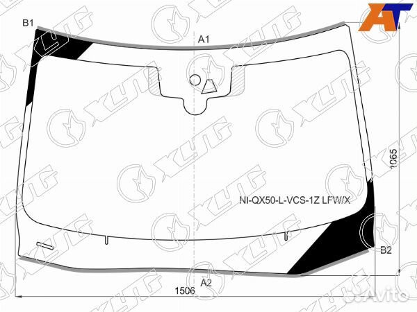 Стекло лобовое infiniti QX50