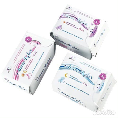 Дневные ночные ежедневные прокладки Anion-Relax