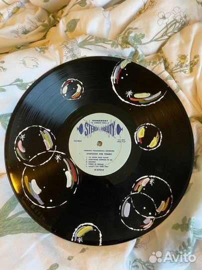 Виниловые пластинкис рисунками