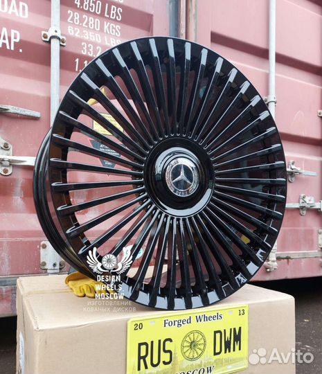 Диски кованые r22 на Mercedes GLE GLS