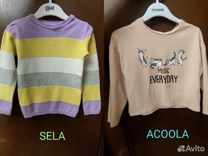 Джемпер sela + лонгслив Acoola