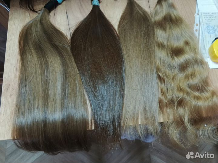 Детские волосы для наращивания от 44 см до 75 см